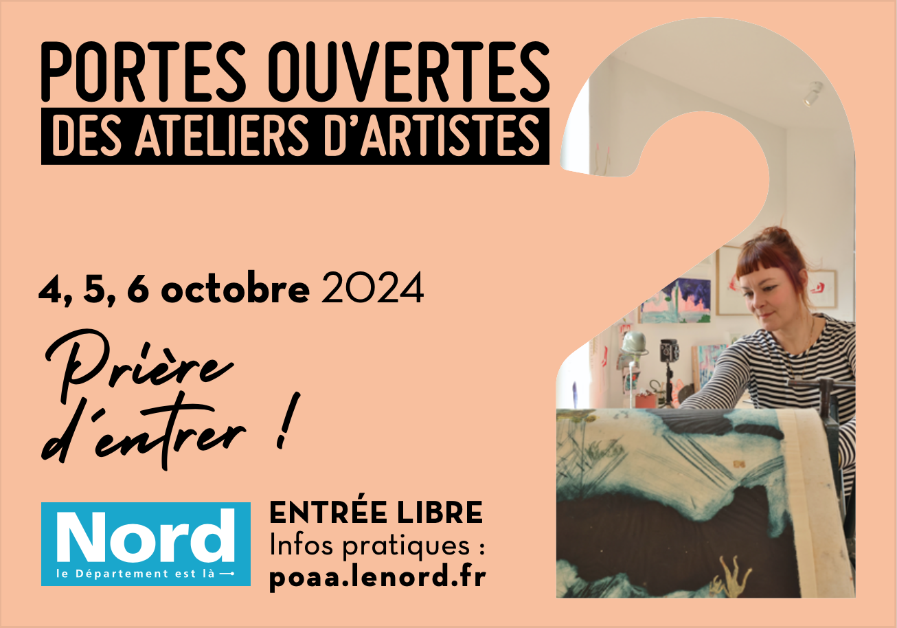 Affiche "Prière d'entrer!" pour les POAA du Nord 2024.